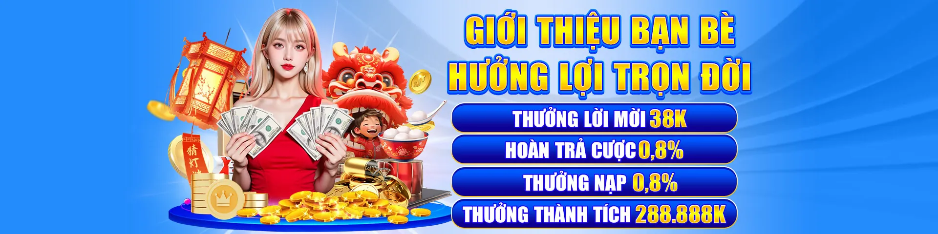 Biểu tượng hoàn tiền và tiền mặt, thể hiện chương trình hoàn trả một phần tiền cược thua cho người chơi baccarat trực tuyến.